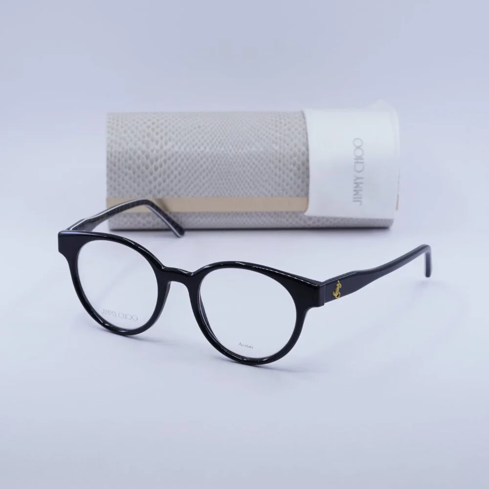 Final Price! Jimmy Choo JC316 01EI 00 Black Eyeglasses 49mm